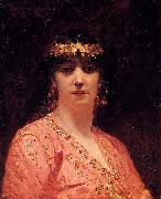 Jean-Joseph Benjamin-Constant Portrait of an Arab Woman china oil painting reproduction